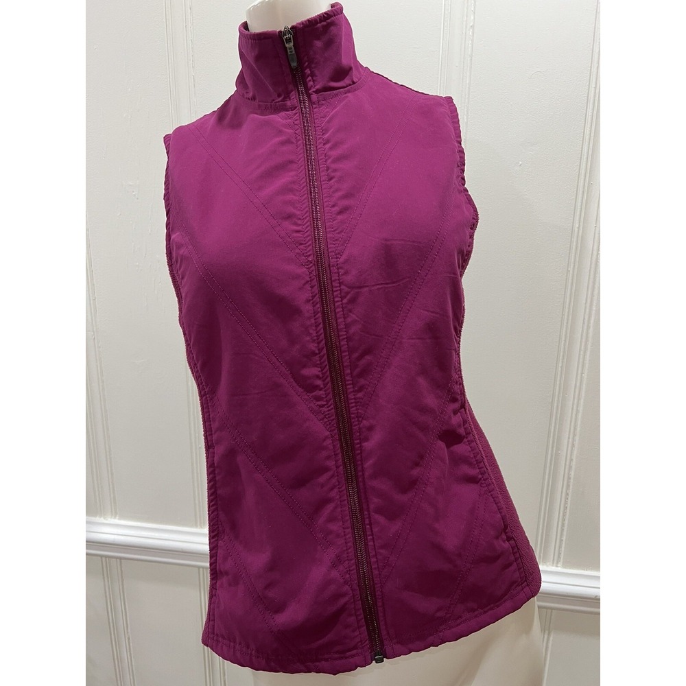 Columbia Vest Womens Small Quilted Nylon Fleece Packable Lightweight